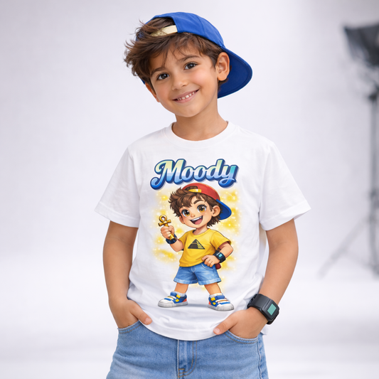 "SiaBoo Kids T-Shirt – Moody Design, comfy & stylish for everyday fun!"