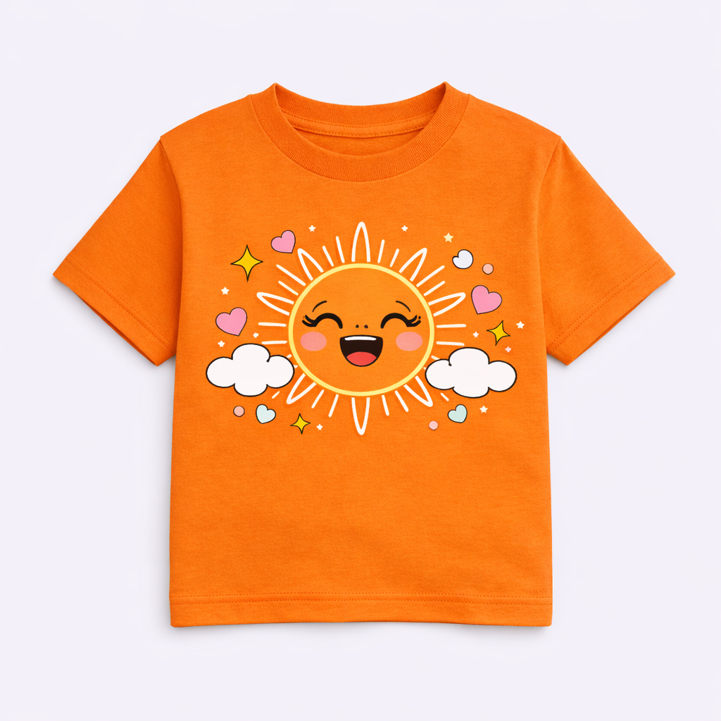 SiaBoo T-Shirt – Sunny Vibes Design, bright & cheerful! 🌞