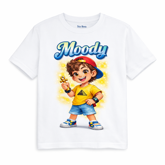 "SiaBoo Kids T-Shirt – Moody Design, comfy & stylish for everyday fun!"