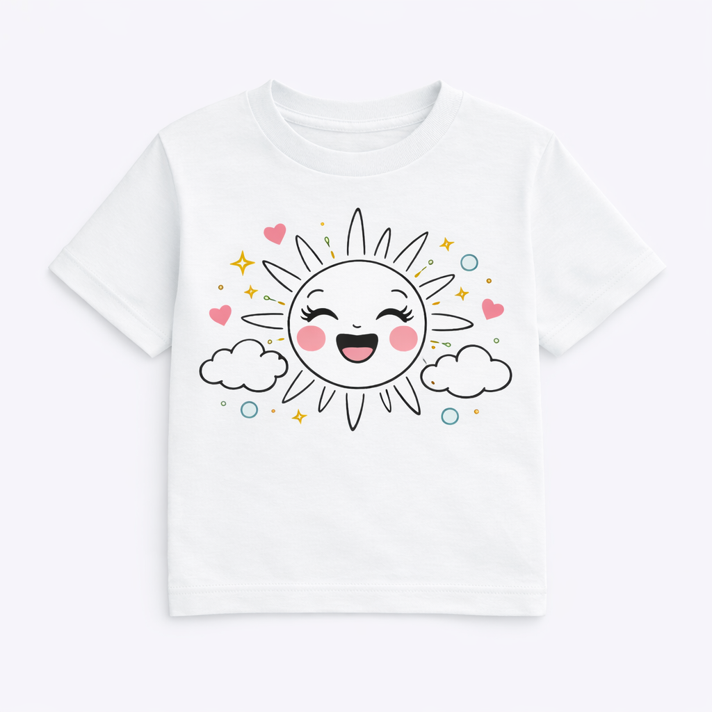 SiaBoo T-Shirt – Sunny Vibes Design, bright & cheerful! 🌞