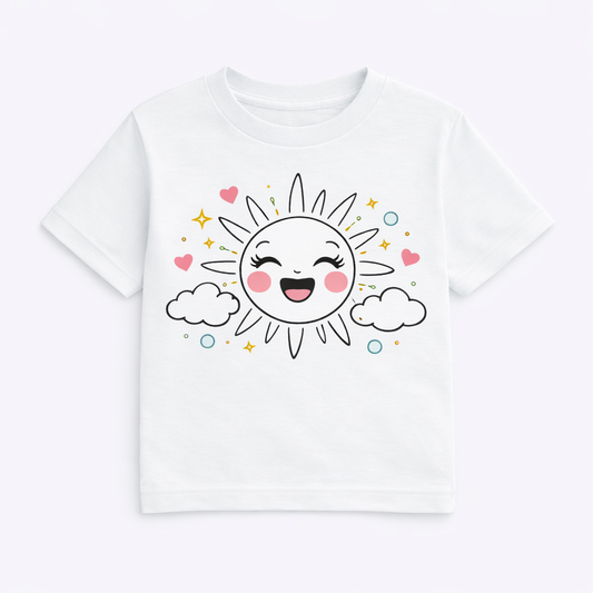 SiaBoo T-Shirt – Sunny Vibes Design, bright & cheerful! 🌞